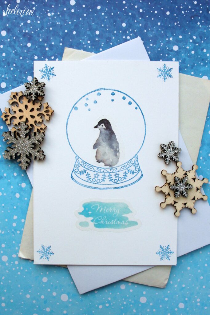 Pinguin Schneekugel