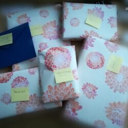 Schwangerschaftscountdown Box verpackte Pakete